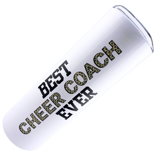 CHUMBLERS 20 Oz Stainless Steel Tumblers Best Cheer Coach Ever